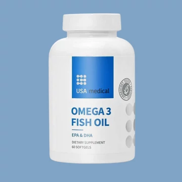 Omega 3 halolaj kapszula magas EPA és DHA tartalommal 60db
