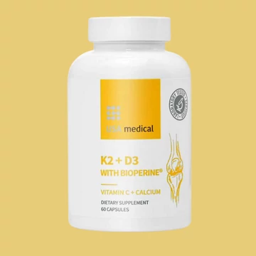 K2+D3 kapszula Bioperine® feketebors kivonattal 60db