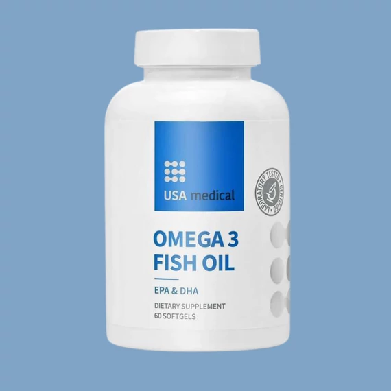 Omega 3 halolaj kapszula magas EPA és DHA tartalommal 60db