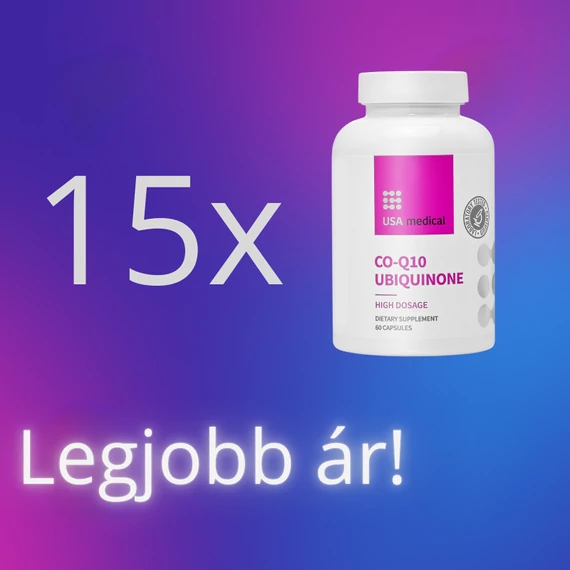 Q10 koenzim kapszula 100mg 60db x 15